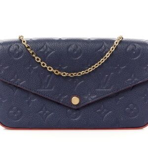 Lightly usedLouis Vuitton Empreinte Pochette Felicie Chain Wallet on chain